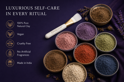✨ Zyvellia Discovery Ritual Set™ | 8 Premium Clay Rituals + Complimentary Facial Mask Applicator